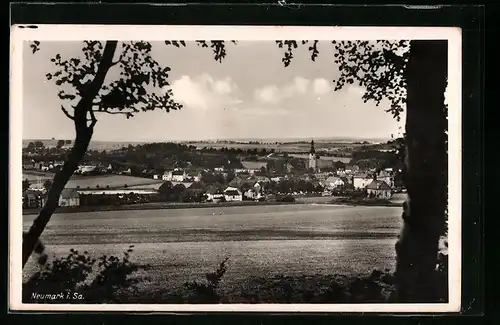 AK Neumark /Sa., Ortsansicht aus der Ferne