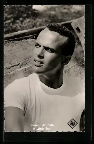AK Musiker Harry Belafonte als Schauspieler in Heisse Erde