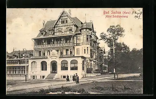 AK Bad Sachsa /Harz, Hotel Schützenhaus