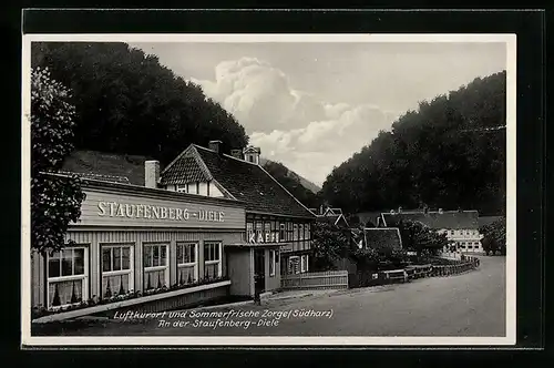 AK Zorge / Südharz, Cafe Staufenberg-Diele