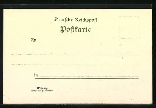 Lithographie Hamburg-Blankenese, Ortsansicht, Hafen