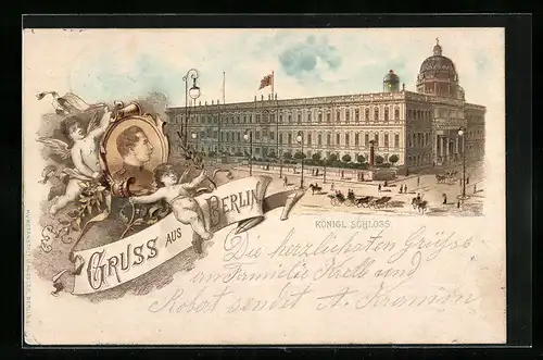 Lithographie Berlin, Königl. Schloss