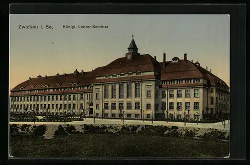 AK Zwickau i, Sa., Königl. Lehrer-Seminar