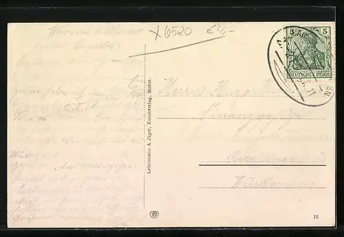 AK Worms a. Rh., Ludwigsplatz