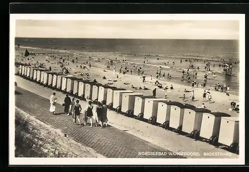 AK Wangerooge /Nordsee, Badestrand