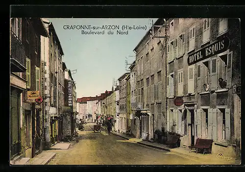 AK Craponne-sur-Arzon, Boulevard du Nord