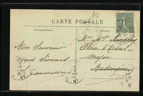 AK Craponne-sur-Arzon, Le Faubourg Constant