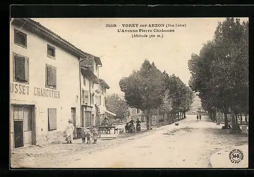 AK Vorey-sur-Arzon, l'Avenue Pierre Chabanes