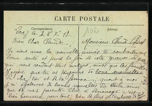 AK Vorey-sur-Arzon, l'Avenue Pierre Chabanes