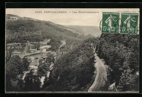 AK Pont-Salomon, Les Ètablissements