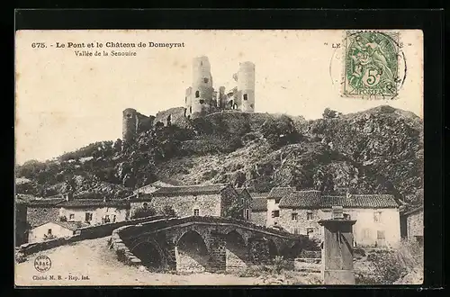 AK Domeyrat, Le Pont et le Chateau-Vallèe de la Senouire