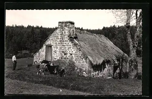 AK Le Chambon-sur-Lignon, La Vieille Chaumière