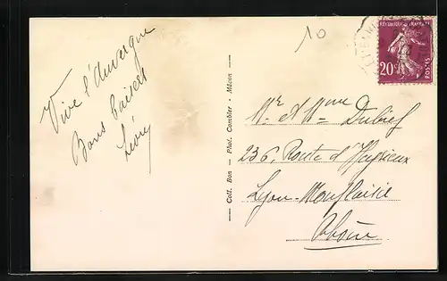 AK Craponne-sur-Arzon, Vue Gènèrale-Centre de la Dentelle à la main