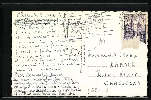 AK Craponne, Entrèe de l`Hotel Mistou