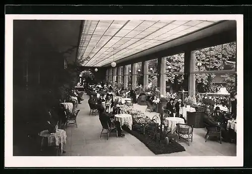 AK Baden-Baden, Wandelhalle im Kurhaus