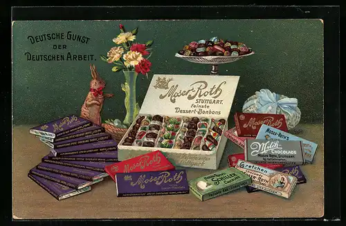 AK Deutsche Gunst der deutschen Arbeit, Moser-Roth Schokolade