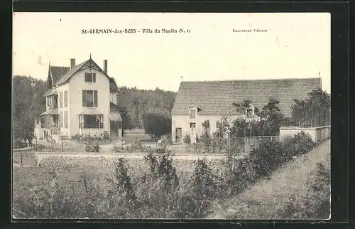 AK Saint-Germain-des-Bois, Villa du Moulin