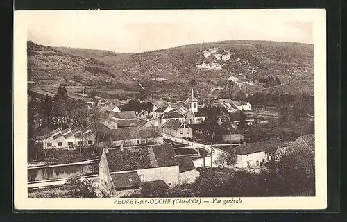 AK Veuvey-sur-Ouche, Vue generale