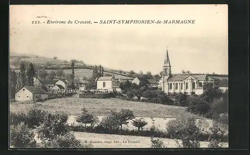 AK Saint-Symphorien-de-Marmagne, Panorama