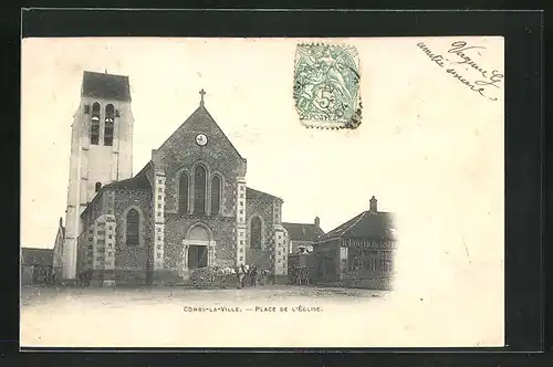 AK Combs-la-Ville, Place de l`Église