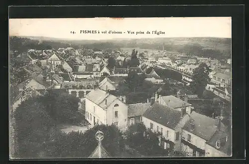 AK Fismes, Vue prise de l`Église