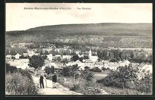 AK Sainte-Marie-sur-Ouche, Vue Générale