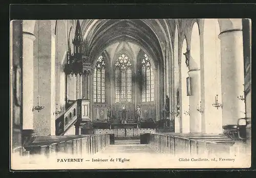 AK Faverney, Interieur de l`Eglise