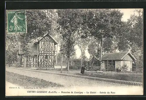 AK Chevry-Cossigny, Domaine de Cossigny, Le Chalet, Entree du Parc