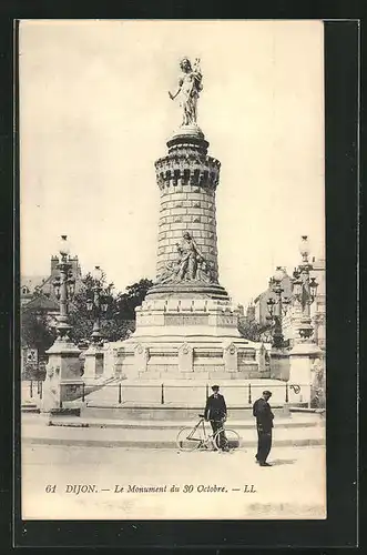 AK Dijon, Le Monument du 30 Octobre