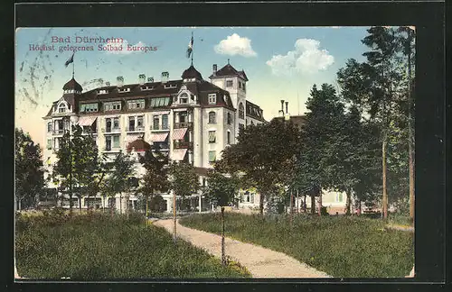 AK Bad Dürrheim, Blick auf ein Kurhotel