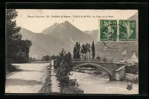 AK Vielle-Aure, Le Pont sur la Neste