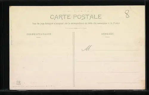 AK Baréges, vue générale avec St. Justin