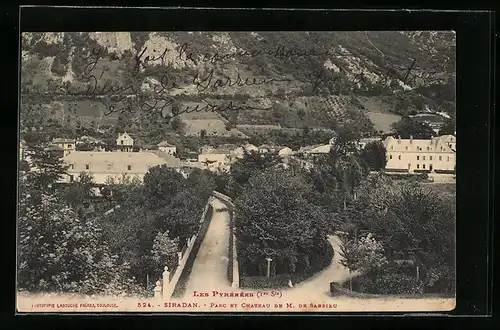 AK Siradan, Parc et Chateau de M. de Sarrieu