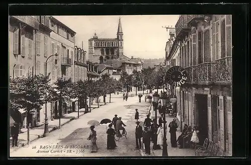 AK Bagnères-de-Bigorre, Avenue Carnot