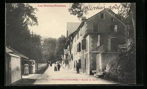 AK Bagnères-de-Bigorre, Route de Salut
