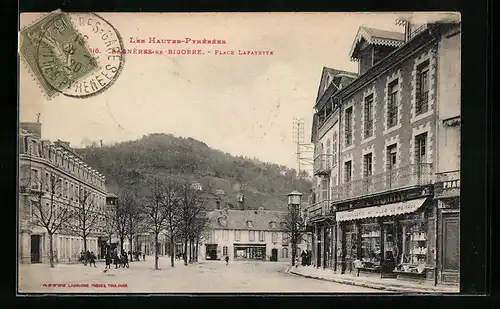 AK Bagnères-de-Bigorre, Place Lafayette