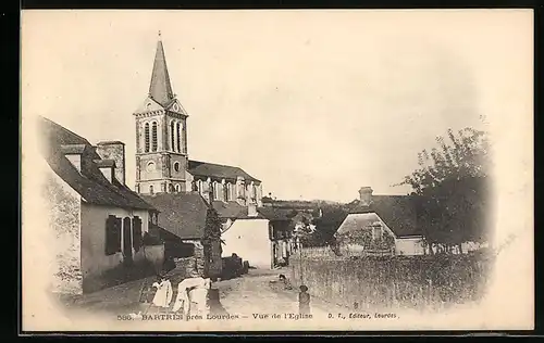 AK Bartrès, Vue de l`Eglise