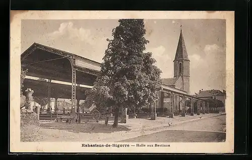 AK Rabastens-de-Bigorre, Halle aux Bestiaux