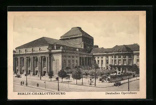 AK Berlin-Charlottenburg, Deutsches Opernhaus