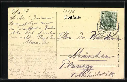 AK Berlin, Kaiser Wilhelm-Denkmal