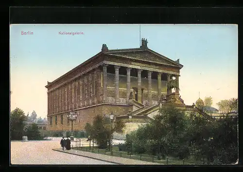AK Berlin, An der Nationalgalerie