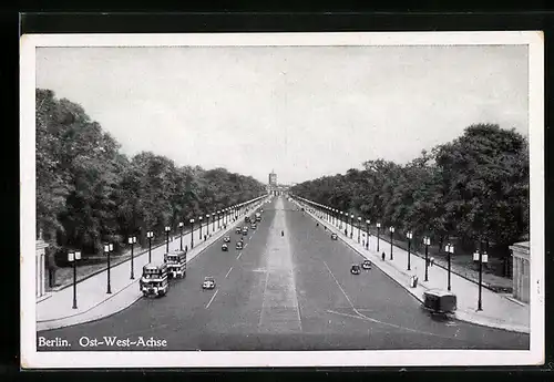 AK Berlin-Tiergarten, Ost-West-Achse