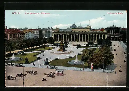 AK Berlin, Blick auf Lustgarten und Museum