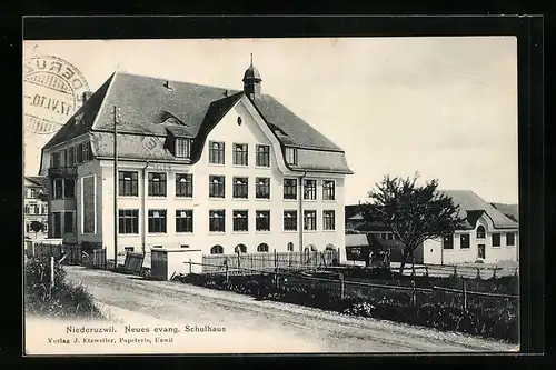 AK Niederuzwil, Neues ev. Schulhaus