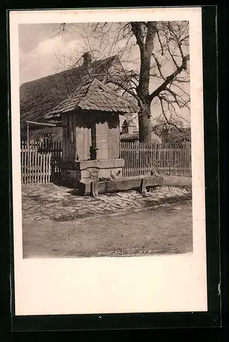 AK Neustadt an der Aisch, Birkenfeld, Dorfbrunnen