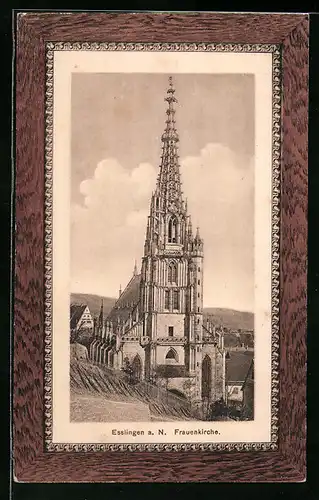 AK Esslingen, Blick auf die Frauenkirche
