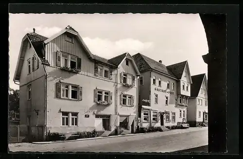 AK Schömberg, Kurheim Daheim und Gasthof zur Post