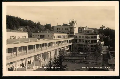 Fotografie M. Salus, Sliac-Kupele, Ansicht Silac-Kupele, Stat. kupelny dom