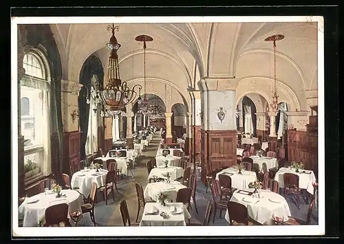AK Berlin, Restaurant Kempinski-Weinstuben, Leipzigerstrasse 25, Esteraden-Saal