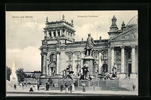 AK Berlin-Tiergarten, Bismarckdenkmal